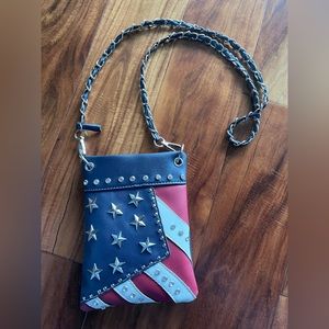 Patriotic Leather Purse